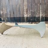 Elliptical coffee table by Knut Hesterberg