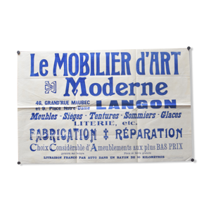 Affiche le mobilier d'art moderne