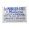 Affiche "le mobilier d'art moderne" Langon années 1930
