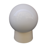 White glass wall lamp