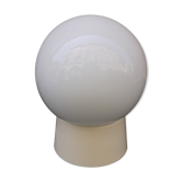 White glass wall lamp