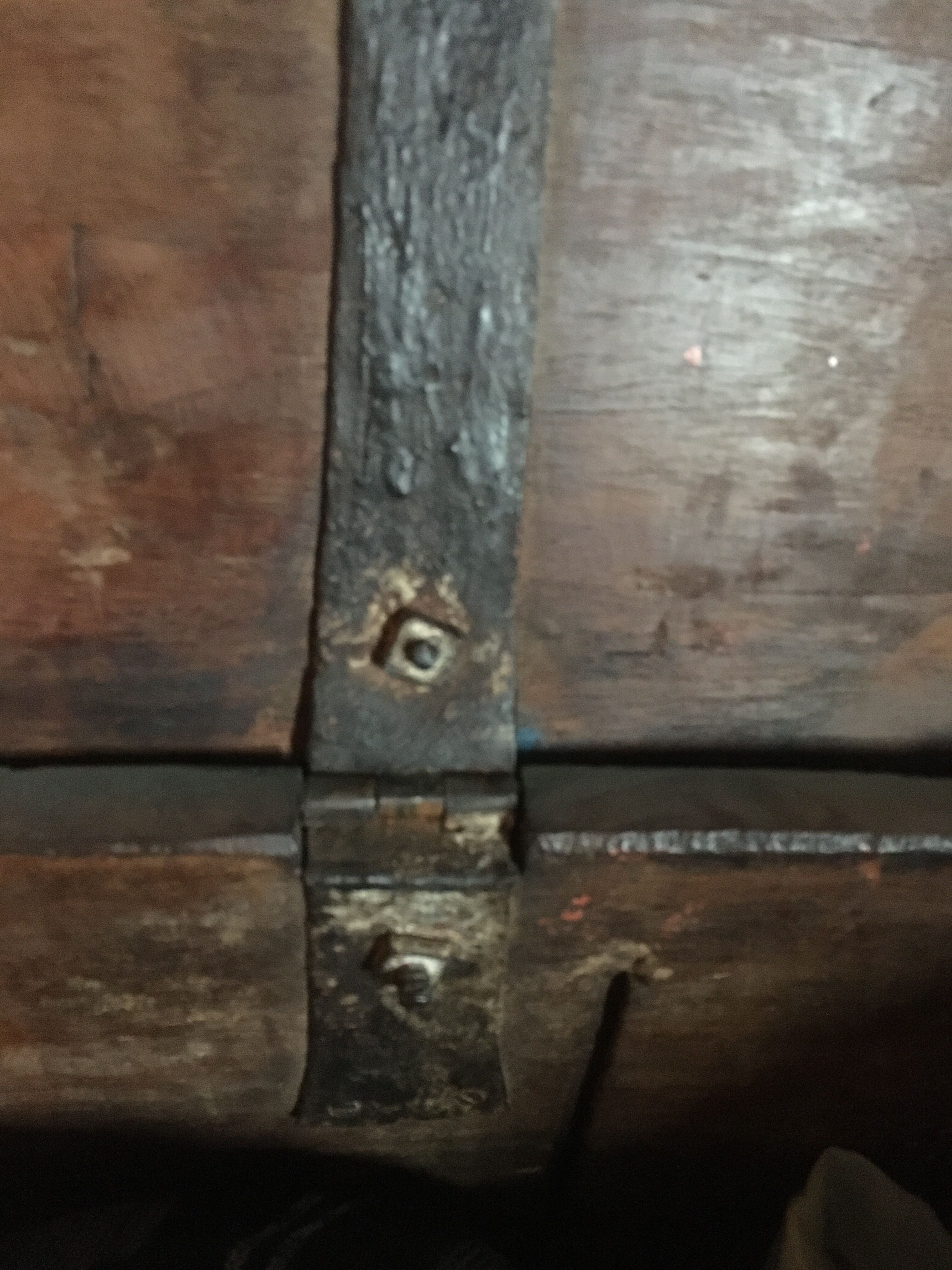 Blue Indian chest
