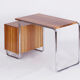 Functionalist Desk Czech Bauhaus Tubular Steel, 1930s