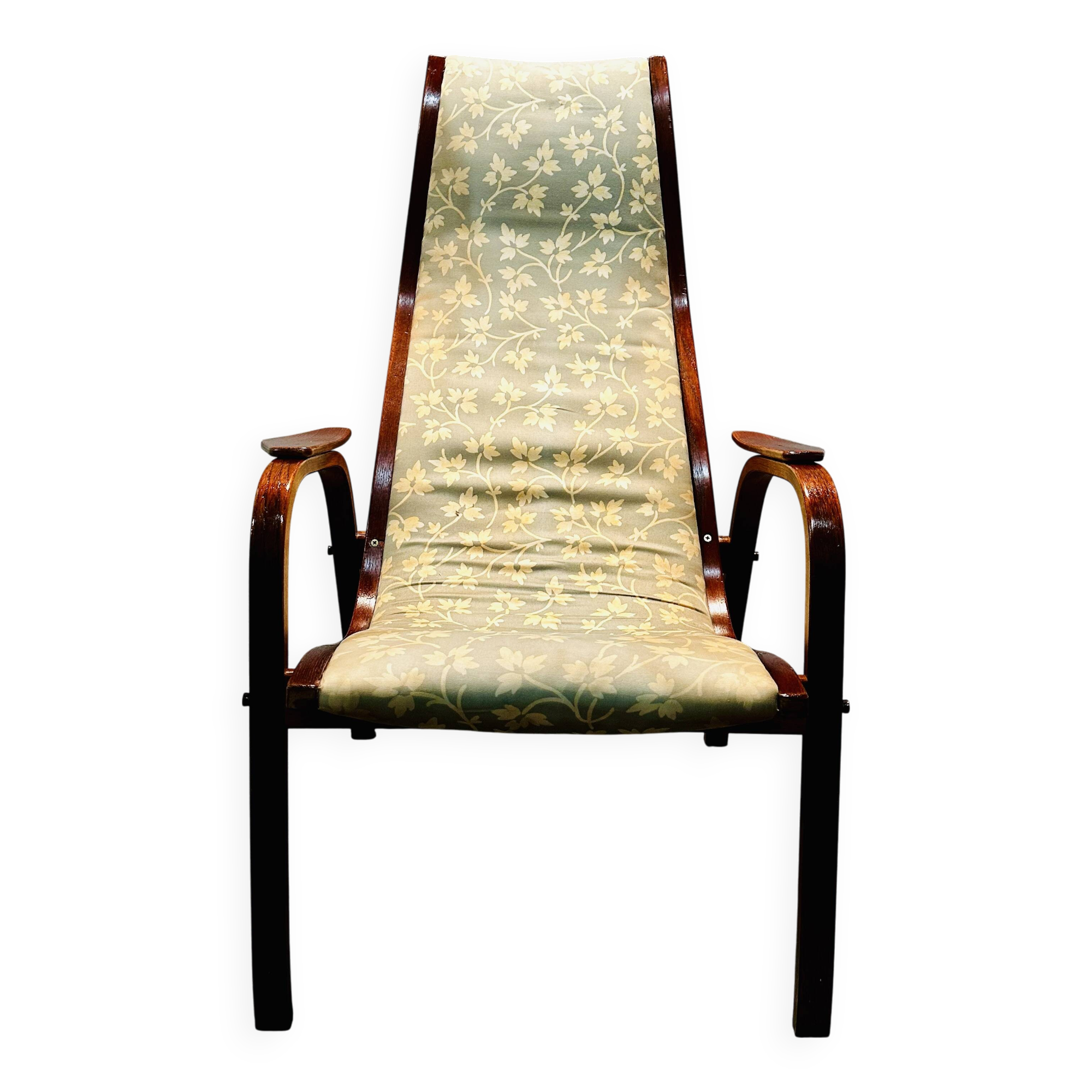 Poltrona di Yngve Ekstrom Lamino per Svedese, anni '60