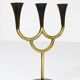 Brass chandelier by Richard Rohac, mid-century candle holder, Vienna, Austria, 1950s.
