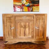 Art deco walnut sideboard