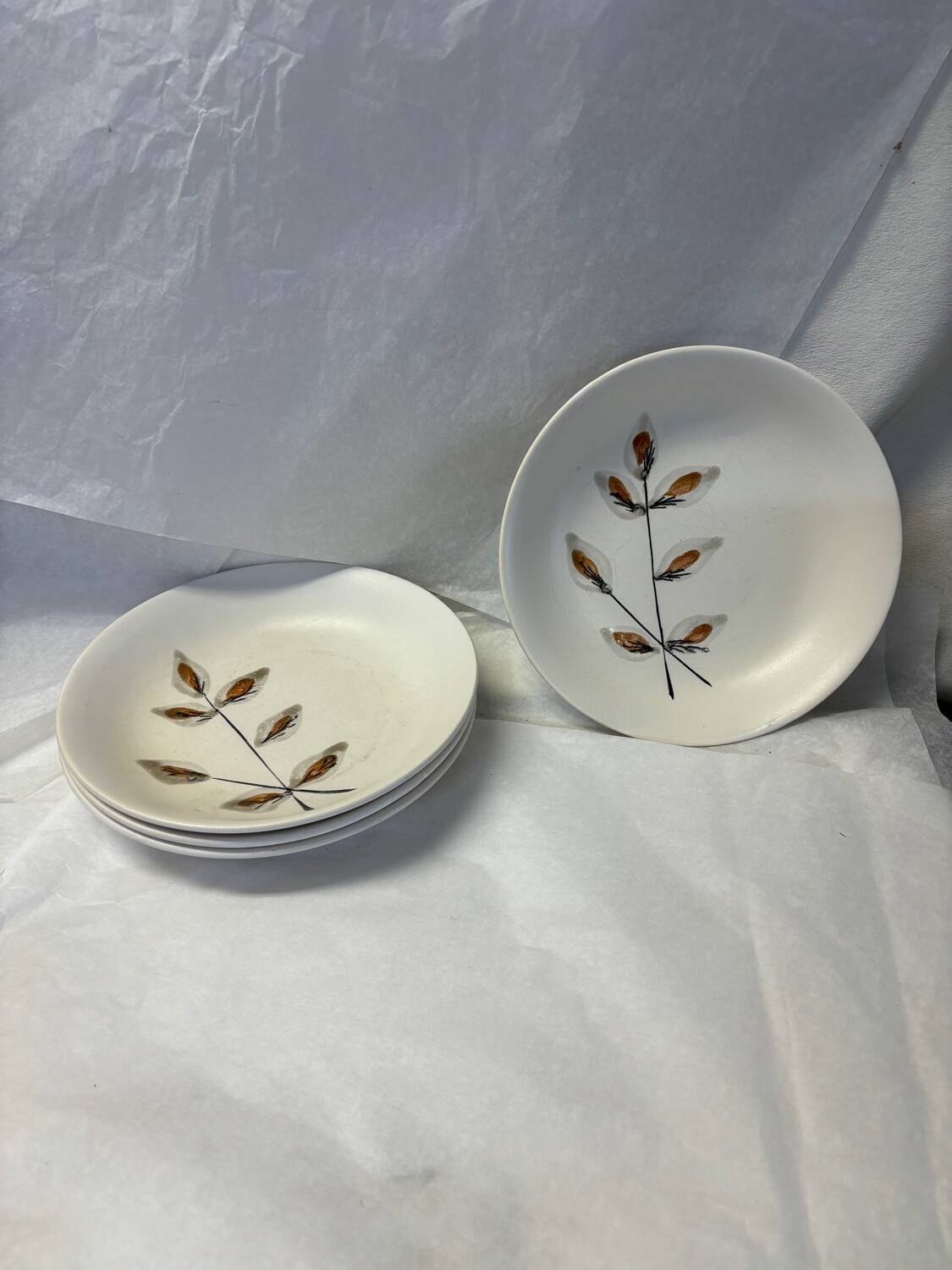 Set of 4 Niderviller plates
