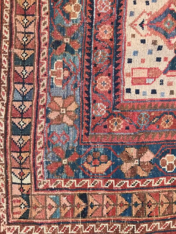 Former carpet Persian Afshar 19th century 150x232cm
