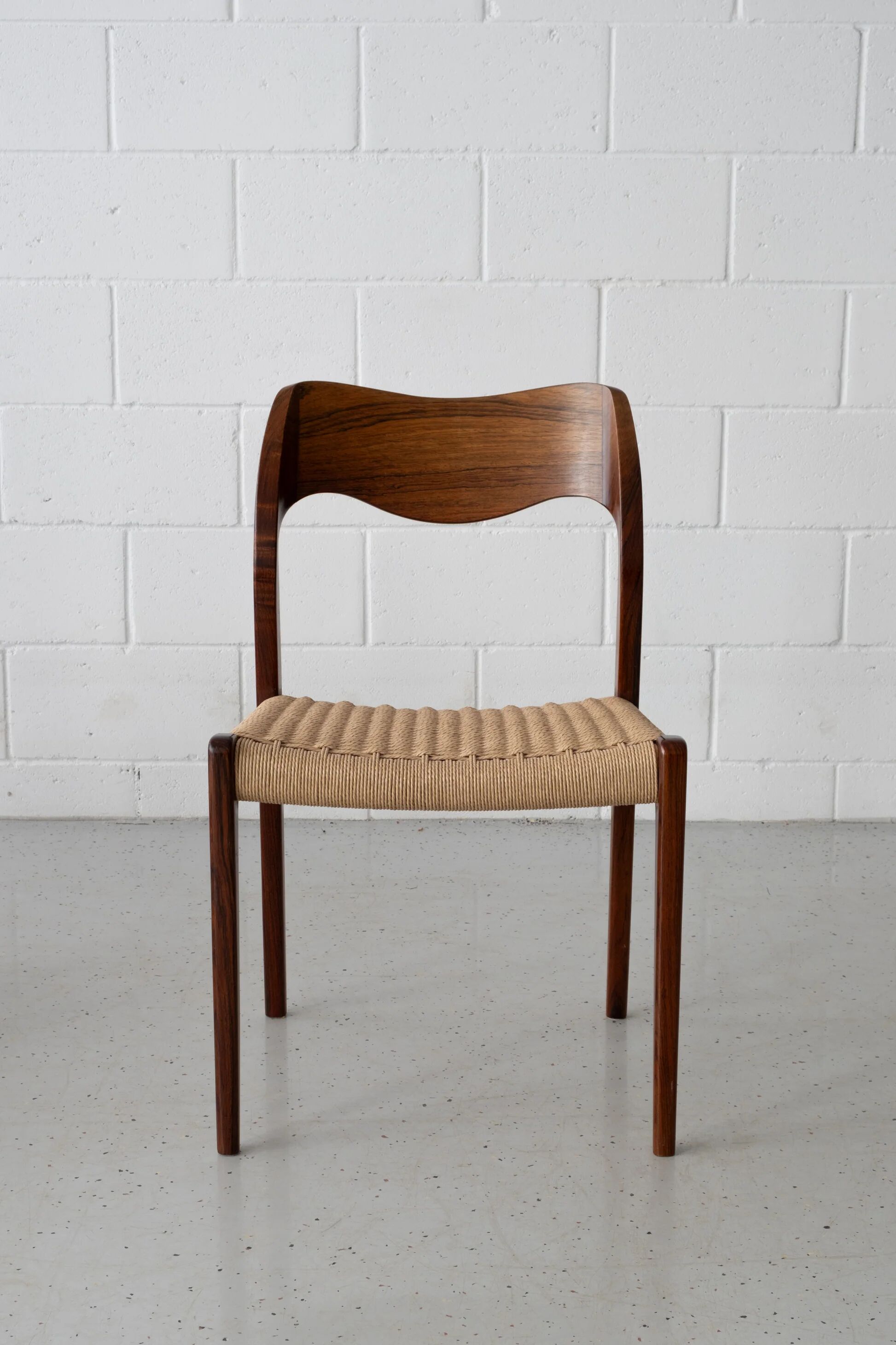JL Møller dining chairs model 71, rosewood