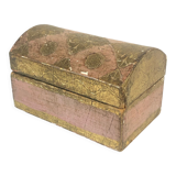 Florentine vintage box, pink and gold
