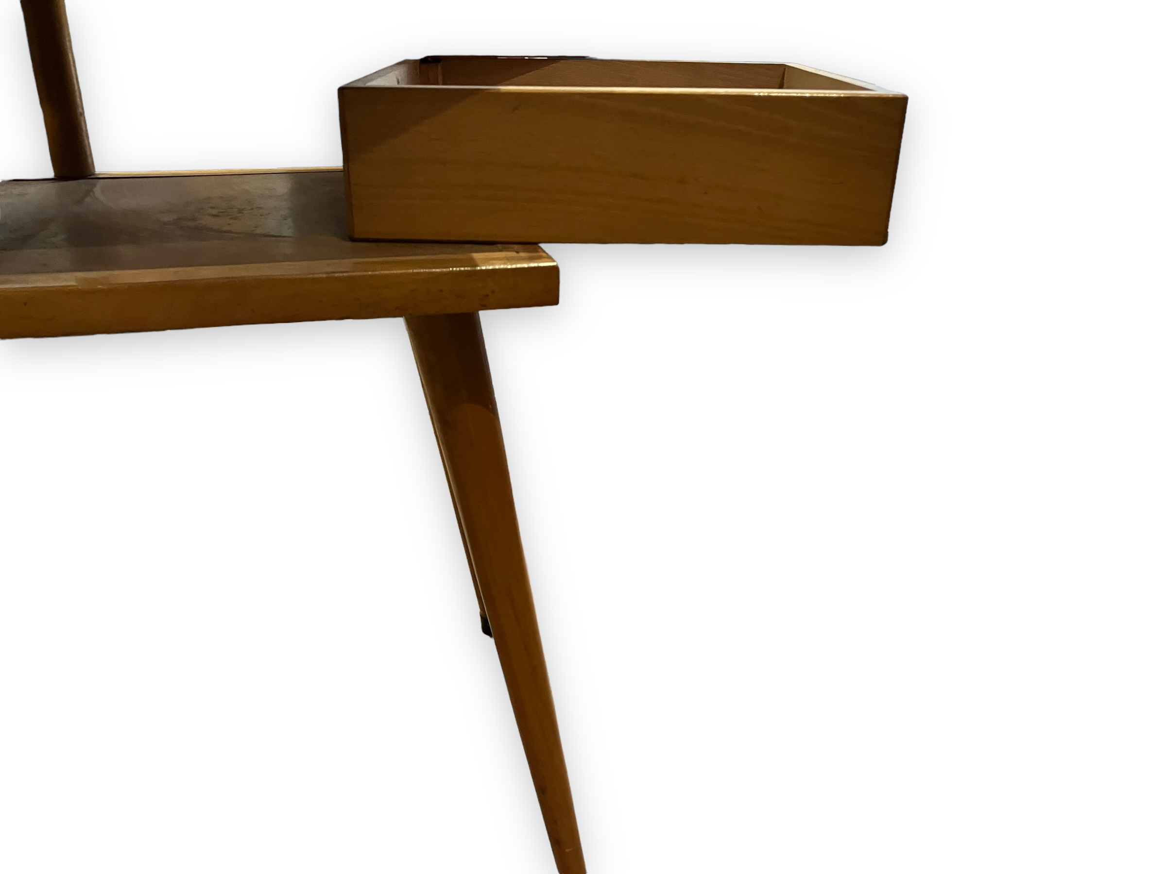 Vintage scandinavian light wood worker