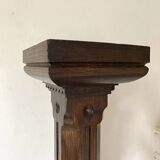 Rustic wooden column