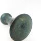 Iridescent green and purple glass paste vase – 20th century