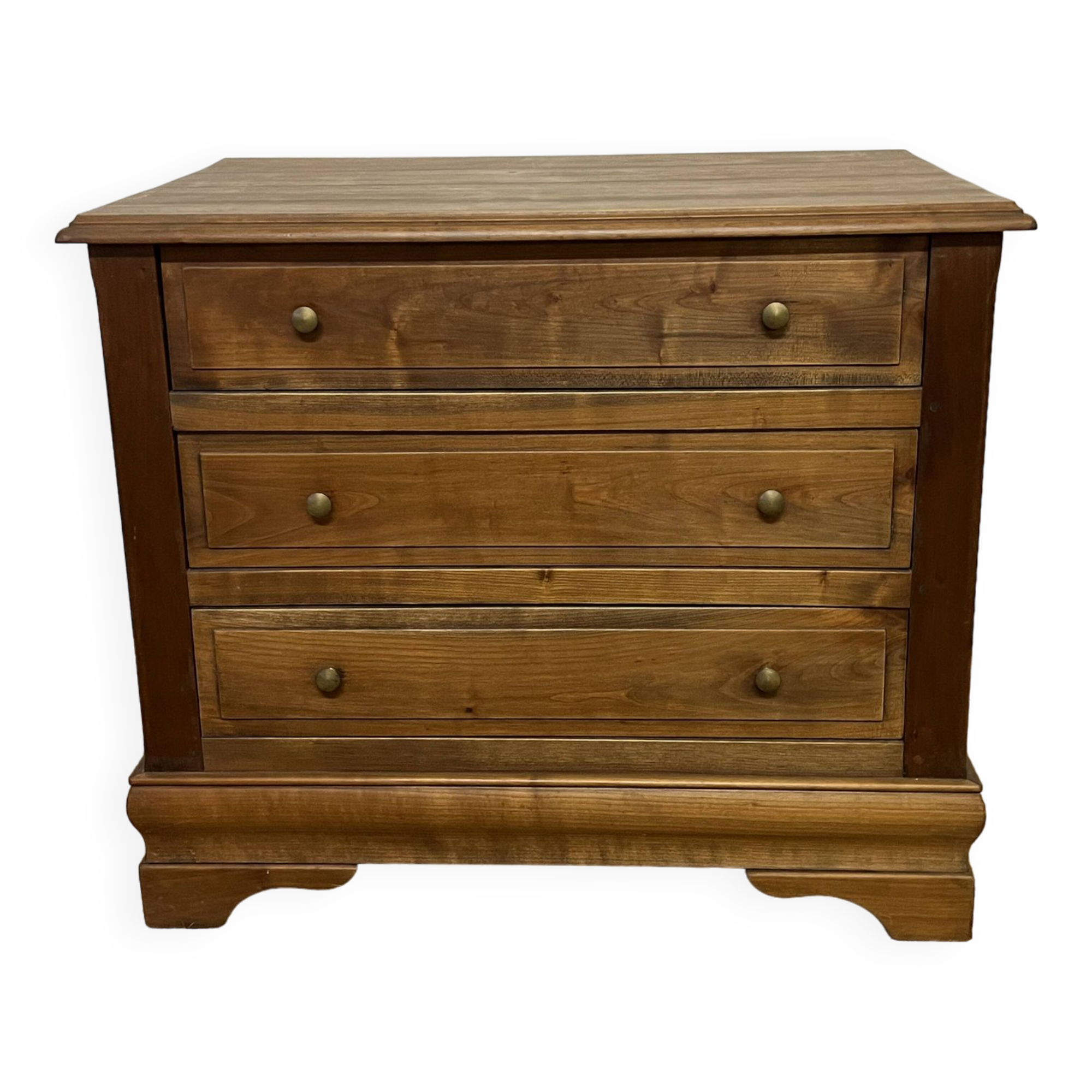 Small vintage wooden chest of drawers 3 drawers