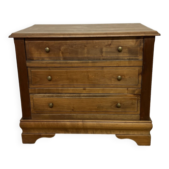 Small vintage wooden chest of drawers 3 drawers