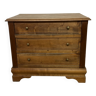 Petite commode en bois vintage 3 tiroirs