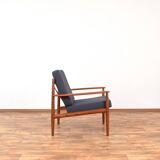 Mid-century Danish teak lounge chair by Grete Jalk of France & Søn, 1960s.