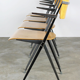 Vintage Pyramid chairs with armrests by Wim Rietveld