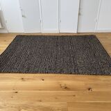 Tapis tressé en laine feutrée