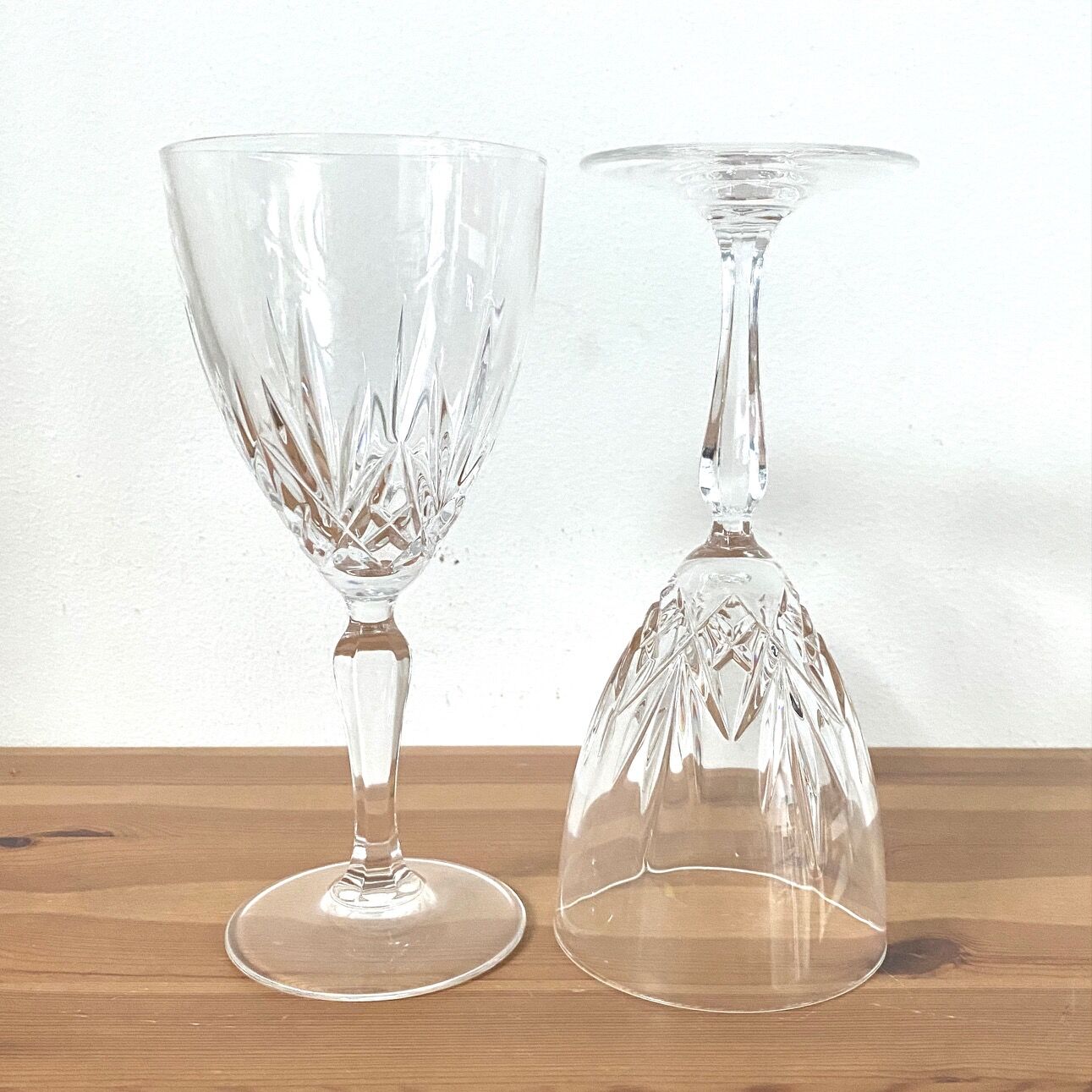 Service of 6 crystal glasses