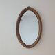 Vintage rattan mirror