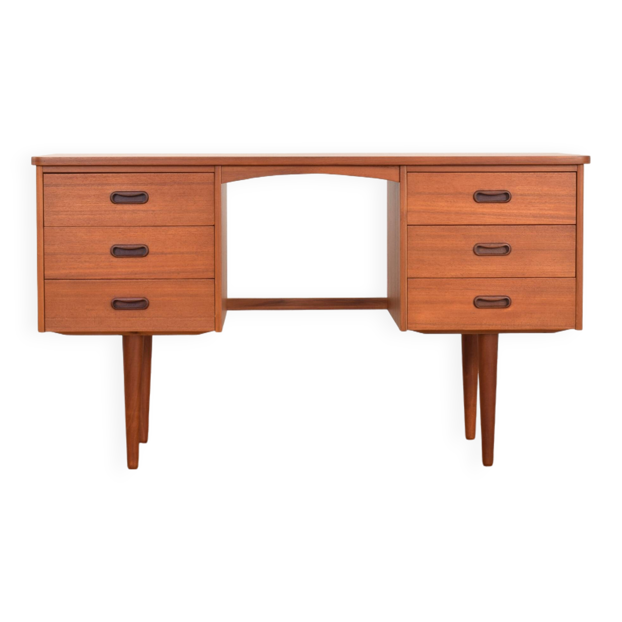 Mid-Century Danish Teak Desk, 1960s.