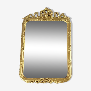 Golden mirror 64x43cm