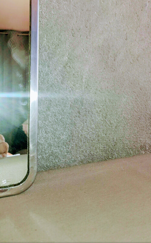 Chrome rectangular mirror 62x92cm