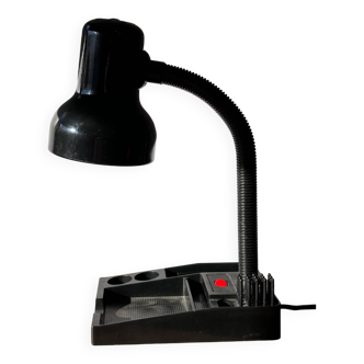 Vintage Desk Lamp with Organizer 1980
