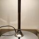 Retro lamp foot tulip and wooden lampshade