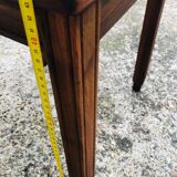 Pair of vintage art deco chairs in wood and camel Skai