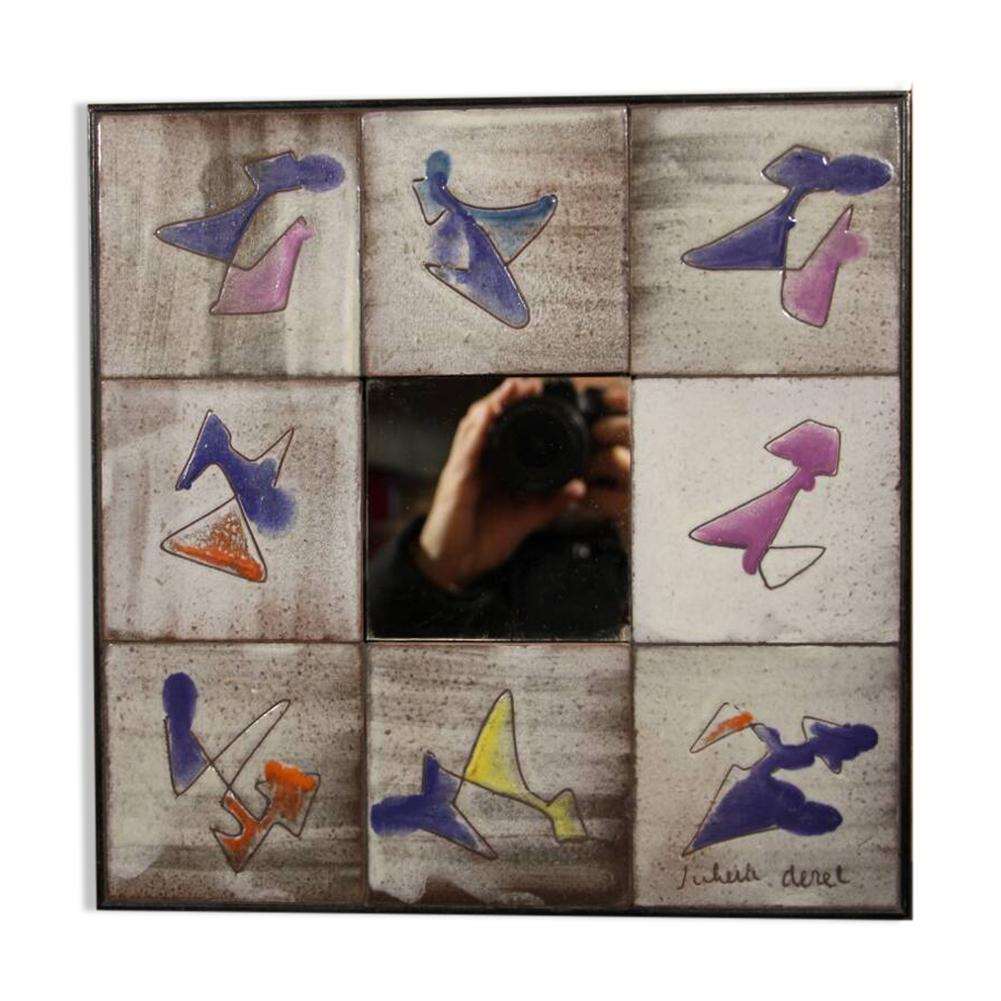 Mirror of Juliette Derel Vallauris