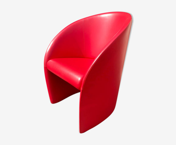 Fauteuil Massimo Vignelli Poltrona Frau 1980