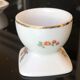 2 vintage porcelain shells