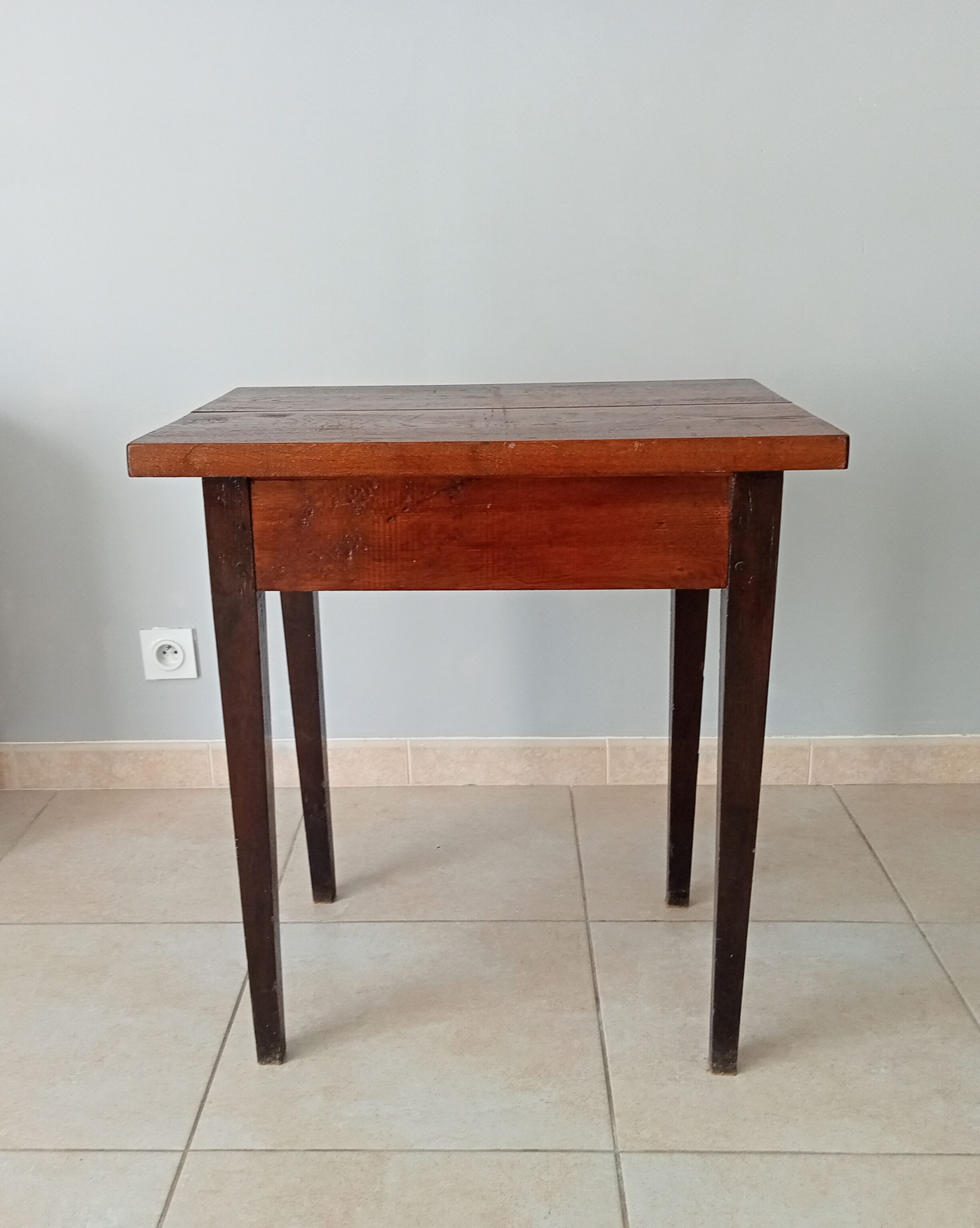 Solid oak table early XXth