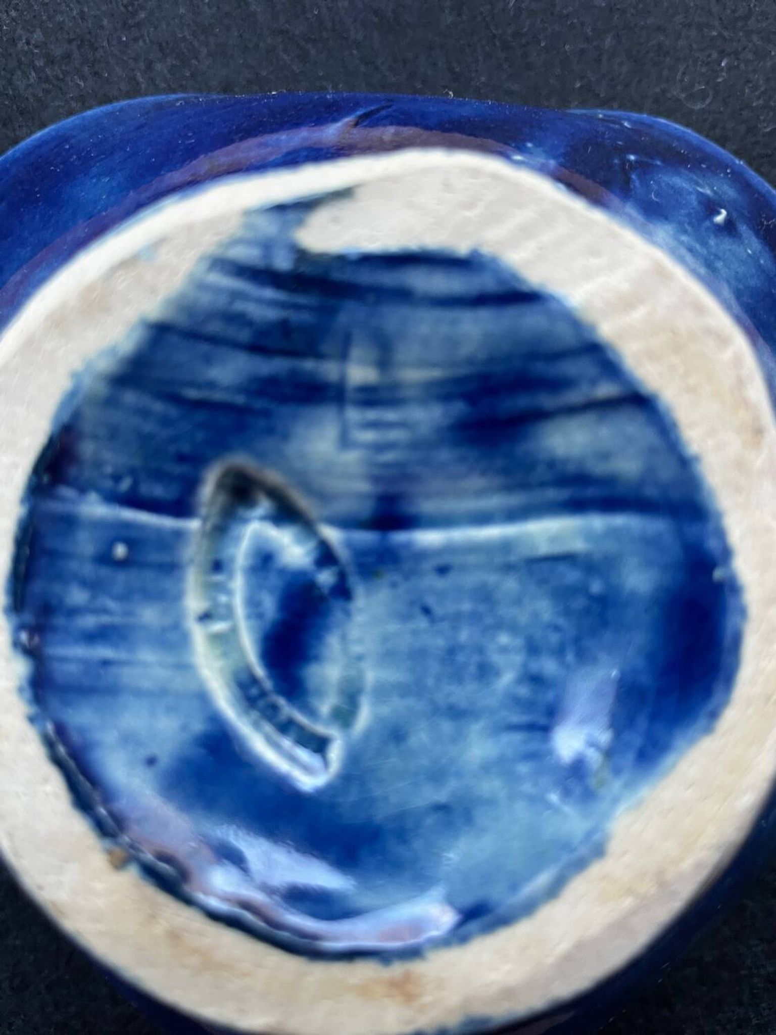 Heart ashtray Annecy pottery Saint-Jorioz