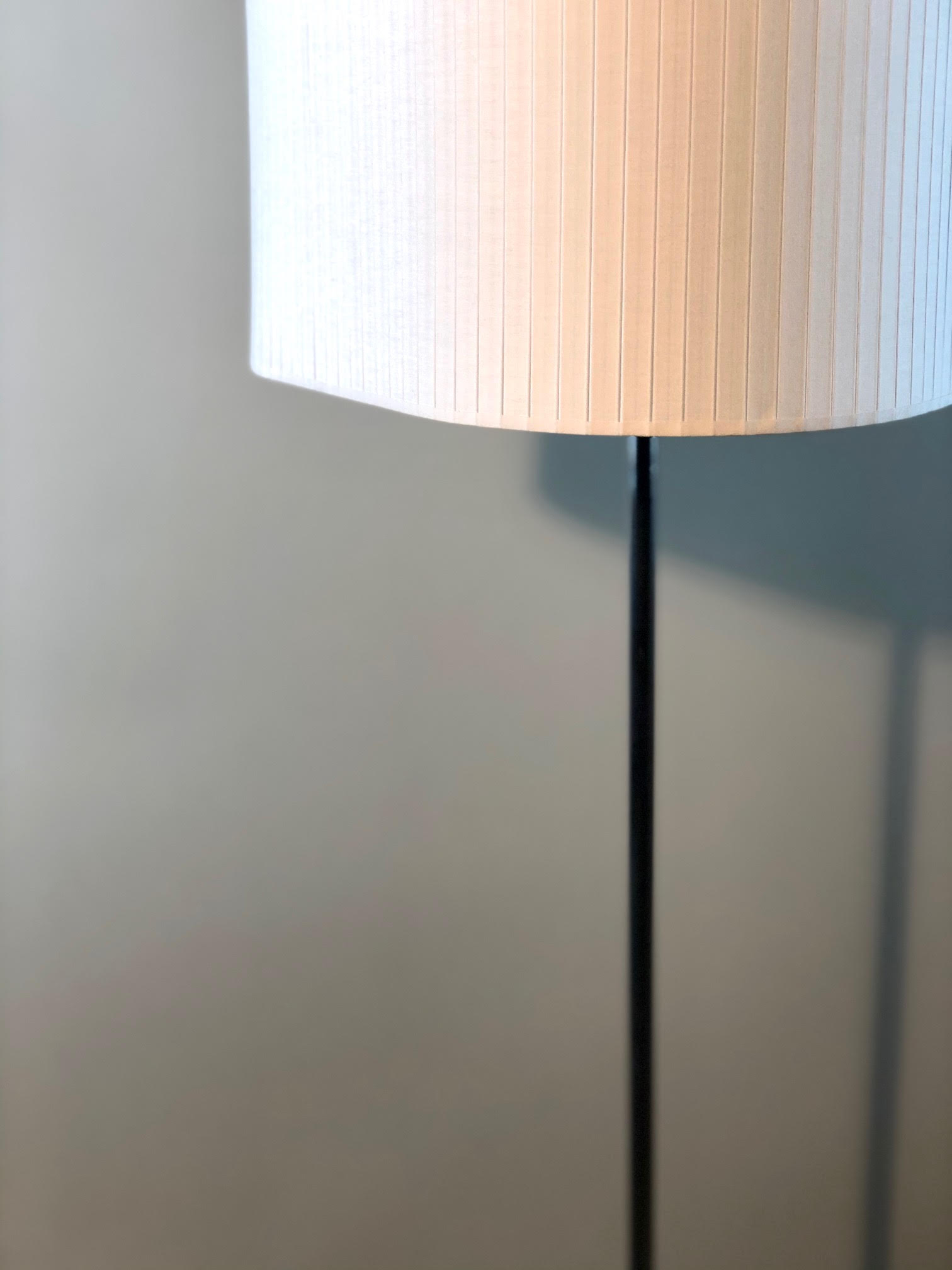 Lamppost lampshades slats 1970s