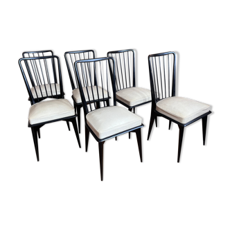 6 chaises Charles Ramos