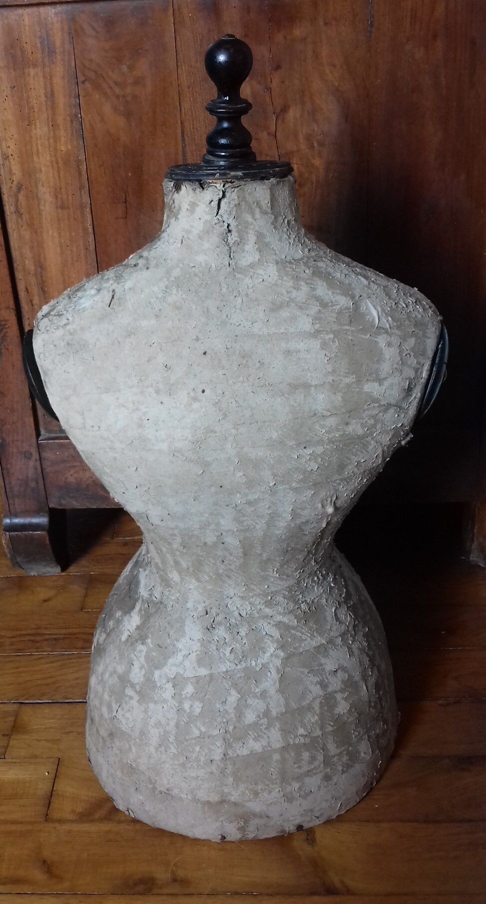 Mannequin couture wasp size blacked wood Napoleon lll