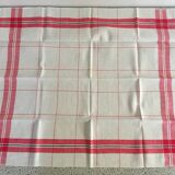 4 red and blue mixed tea towels