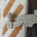 Pediment wall woodwork Louis XVI style
