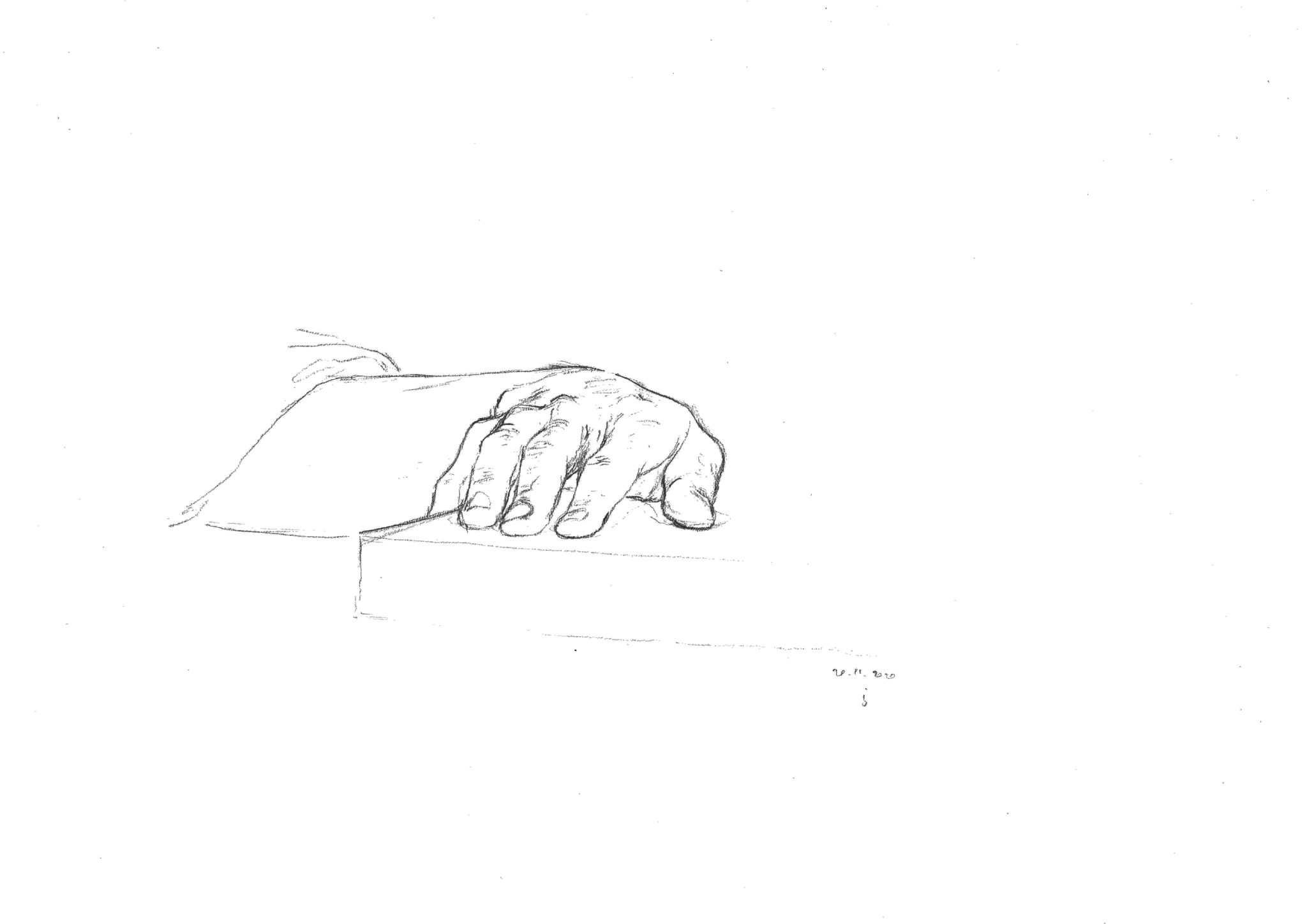 Main, dessin original