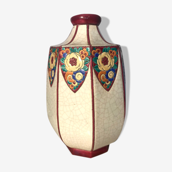 Vase Longwy art déco