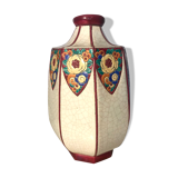 Longwy art deco vase