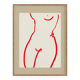 Female figure giclee art print, 50x70cm