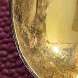 6 small antique silver-gilt spoons