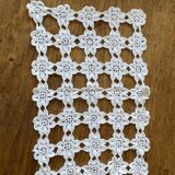 1 crochet doily, rectangular, old vintage
