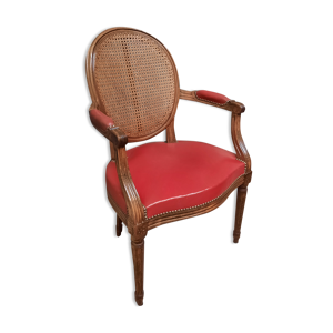 Fauteuil médaillon de style Louis