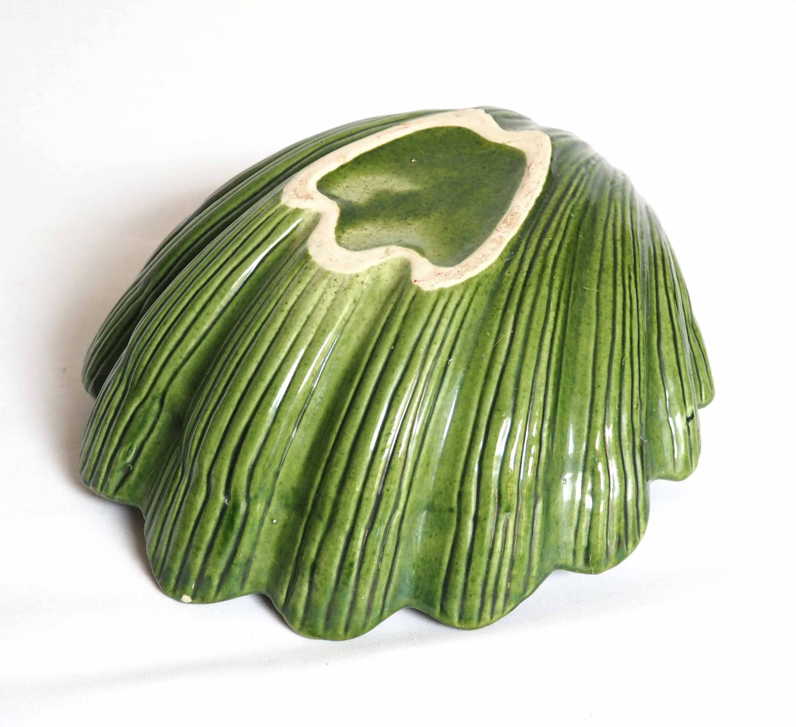 Saladier bénitier vert
