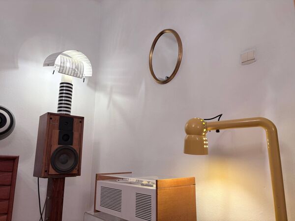 Mirror in a gilded wooden frame, Germany, 1960s